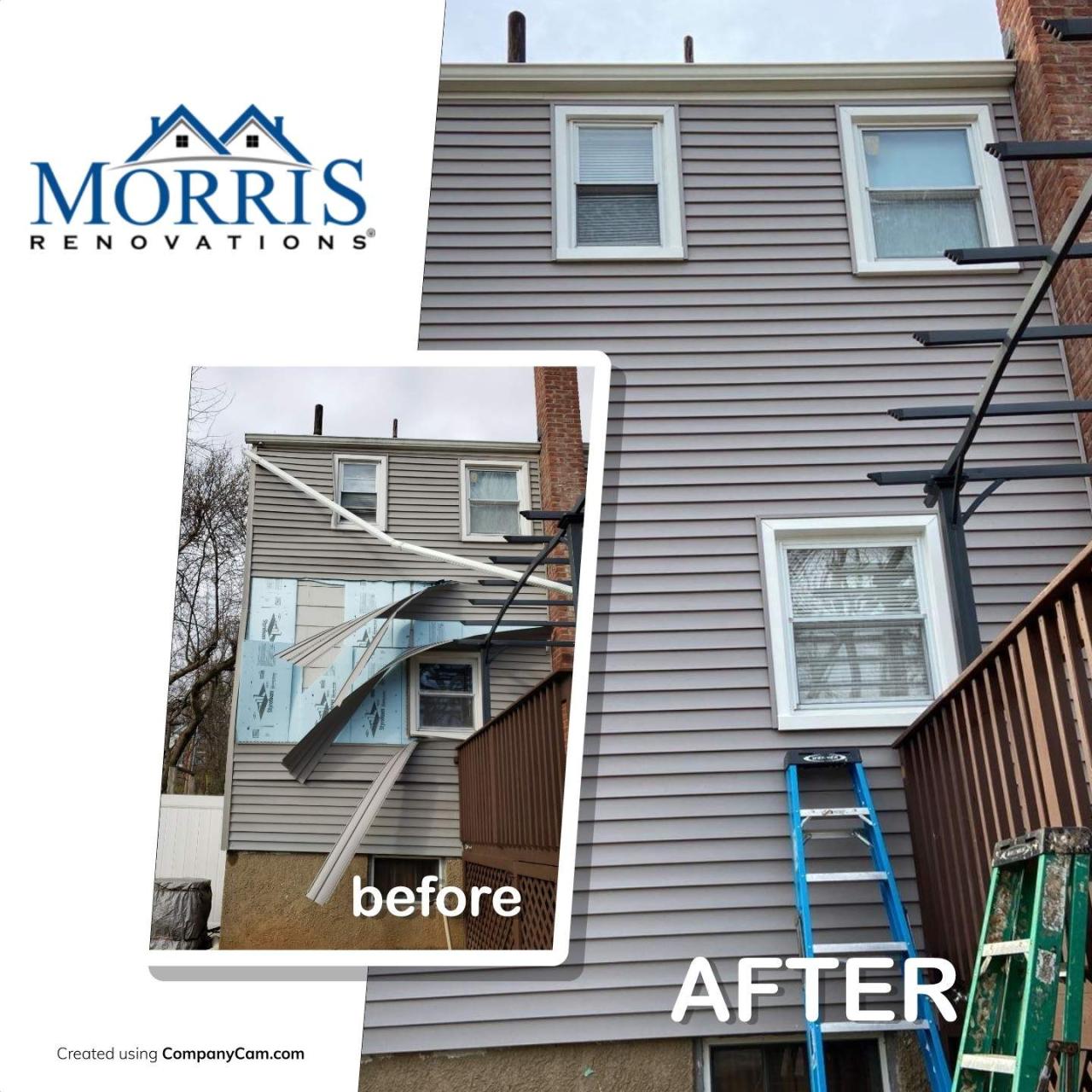 Siding contractor outside Siding contractor outside